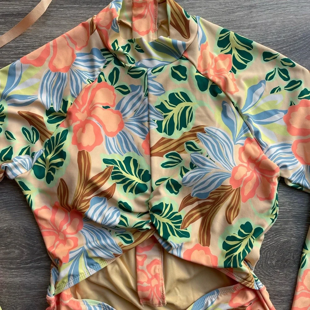 Rip Curl Follow the Sun L/S Surfsuit, light orange - Picture 5 of 8